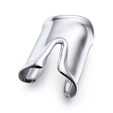 Elsa Peretti®:Large Bone Cuff in Silver, 2