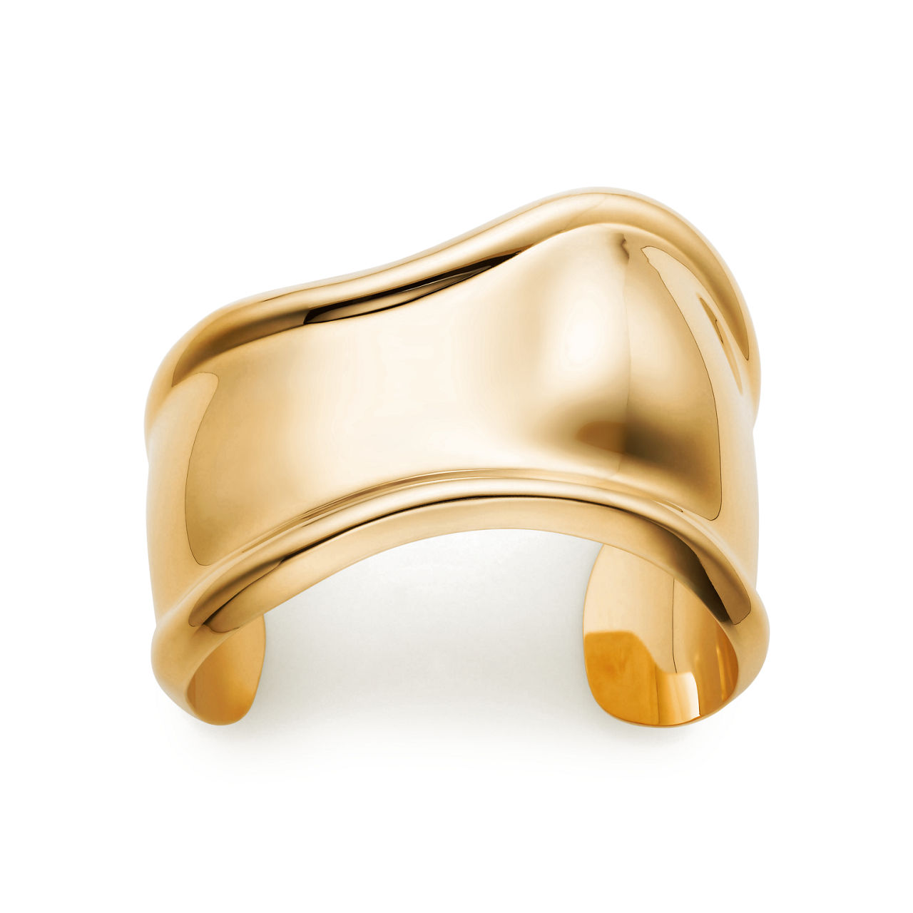 Small Bone Cuff in 18k Gold