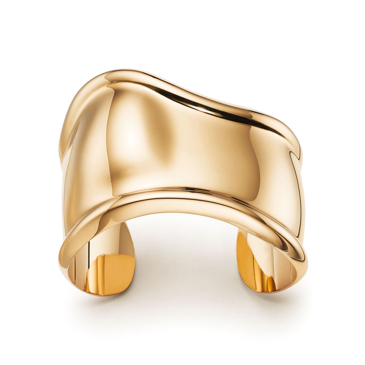 Small Bone Cuff in 18k Gold