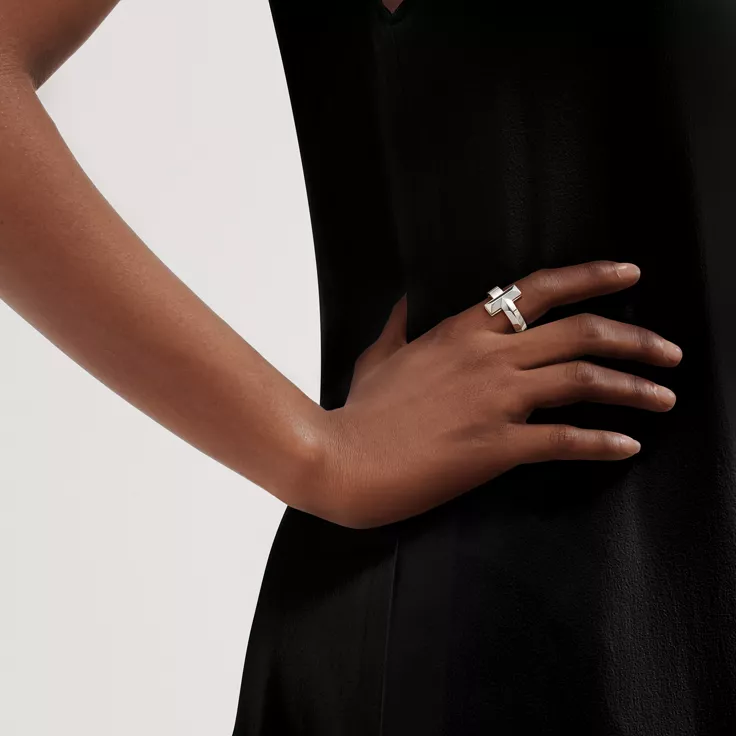 Tiffany T:T1 Ring in White Gold, 1