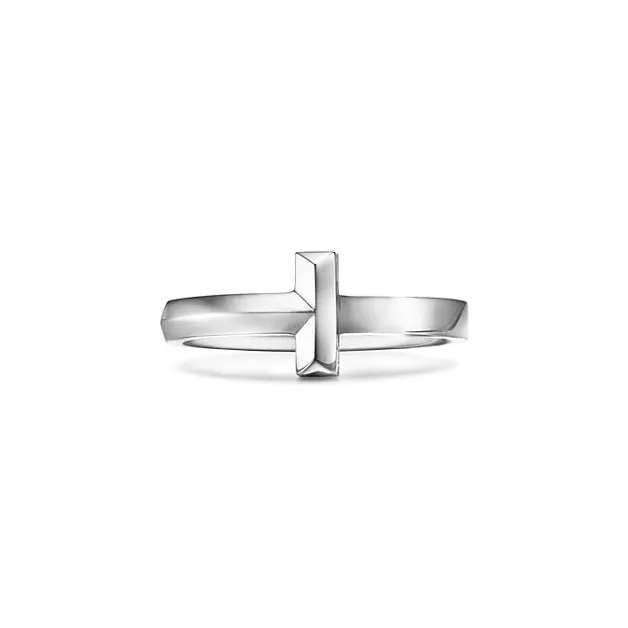 Tiffany T:T1 Ring in White Gold image number 0