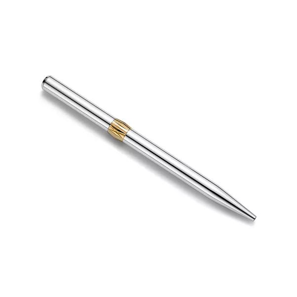 Ballpoint Pen in Sterling Silver with Gold Vermeil
