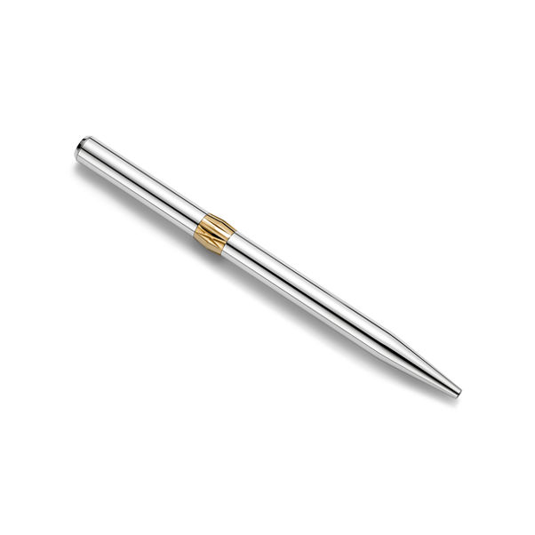 Atlas®:Ballpoint Pen in Sterling Silver with Gold Vermeil