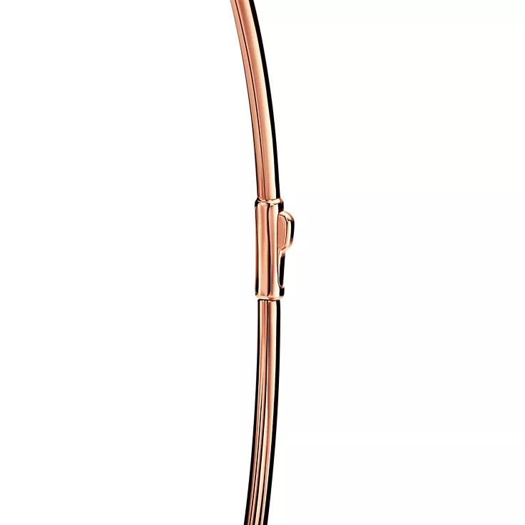 Tiffany Knot:Necklace in Rose Gold with Diamonds, 4