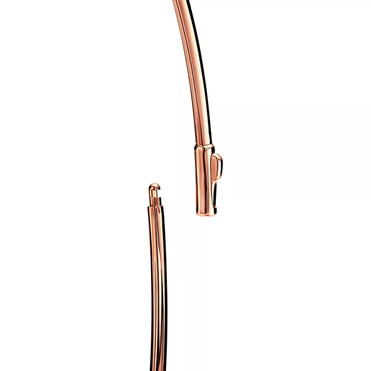 Tiffany Knot:Necklace in Rose Gold with Diamonds, 5
