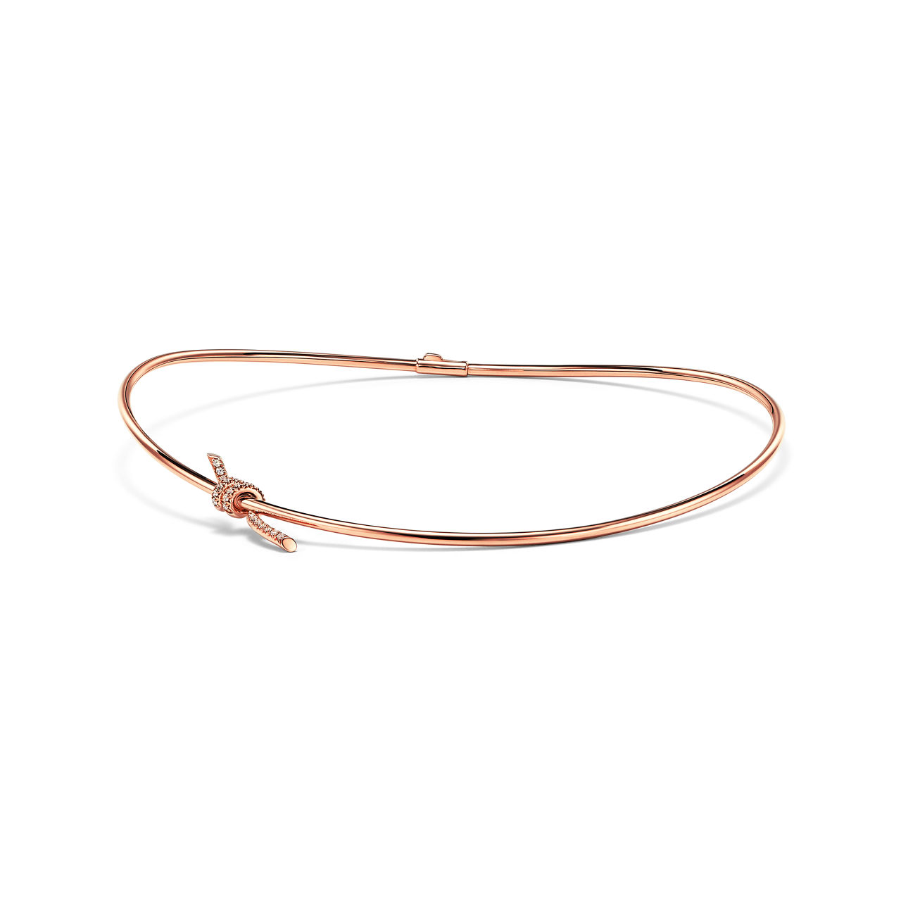 Necklace in Rose Gold with Diamonds