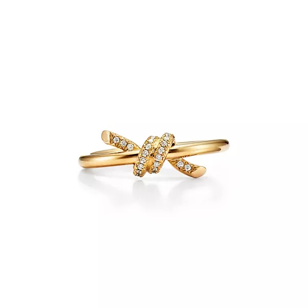 Ring in Gelbgold mit Diamanten