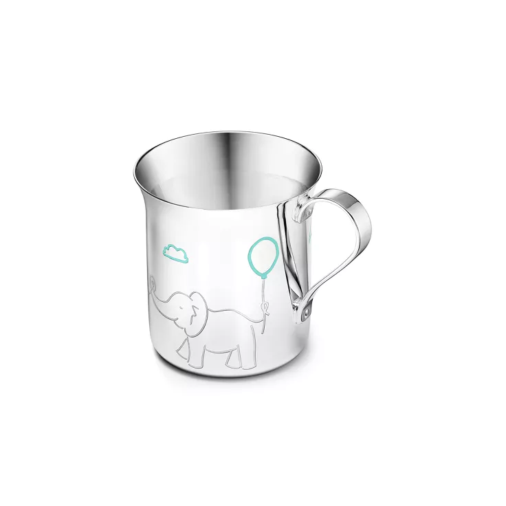 Tiffany Elephants:Baby Cup in Sterling Silver, 1