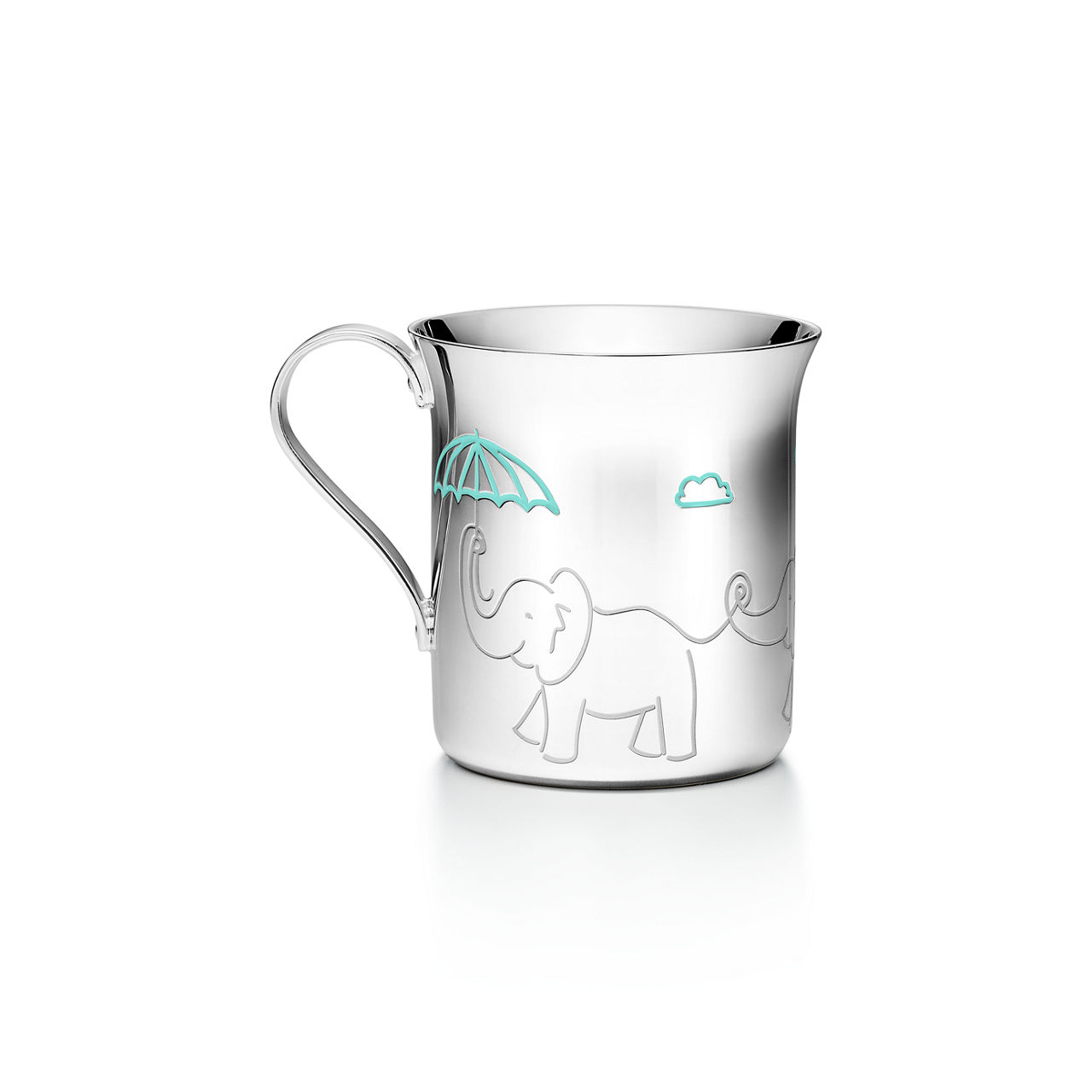 Tiffany Elephants:Baby Cup in Sterling Silver image number 2