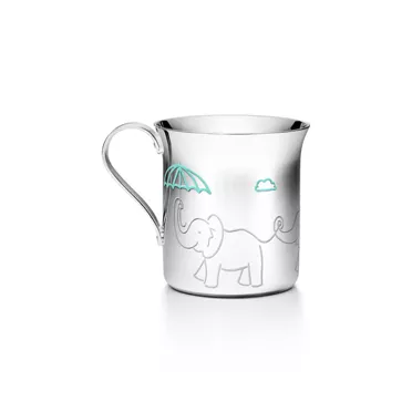 Tiffany Elephants:Baby Cup in Sterling Silver, 2