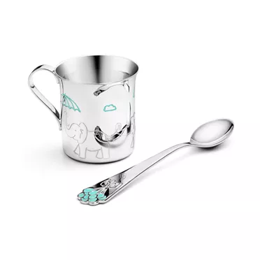 Tiffany Elephants:Baby Cup in Sterling Silver, 3