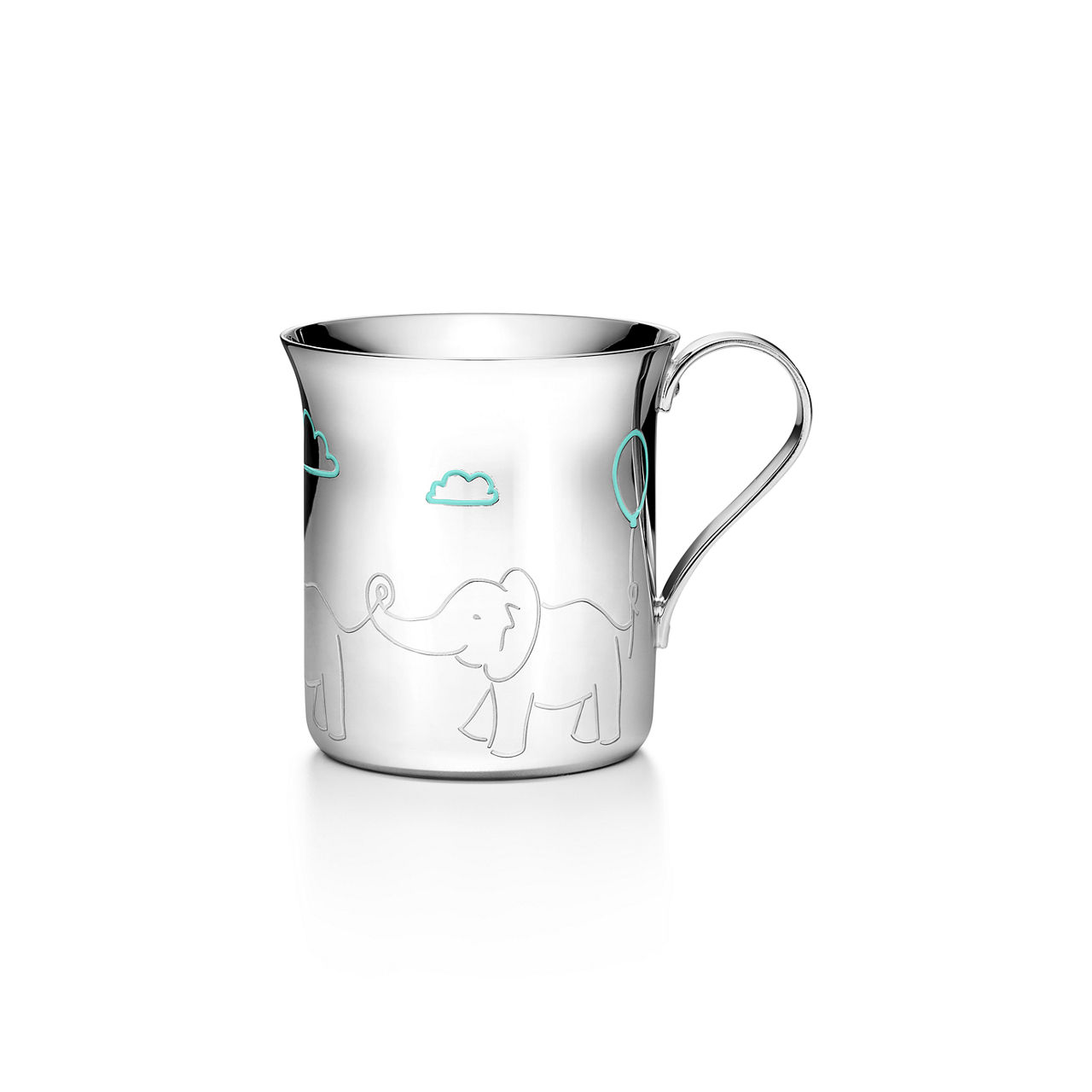 Tiffany Elephants:Baby Cup in Sterling Silver image number 0