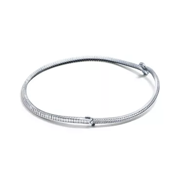 Collezione Tiffany T:Collana di diamanti T1 in oro bianco, 3