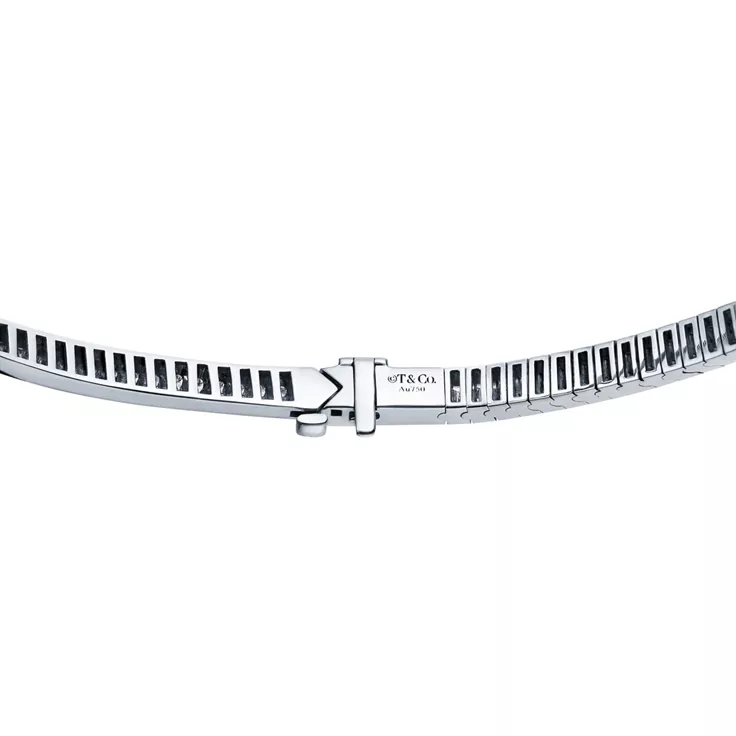 Collezione Tiffany T:Collana di diamanti T1 in oro bianco, 4