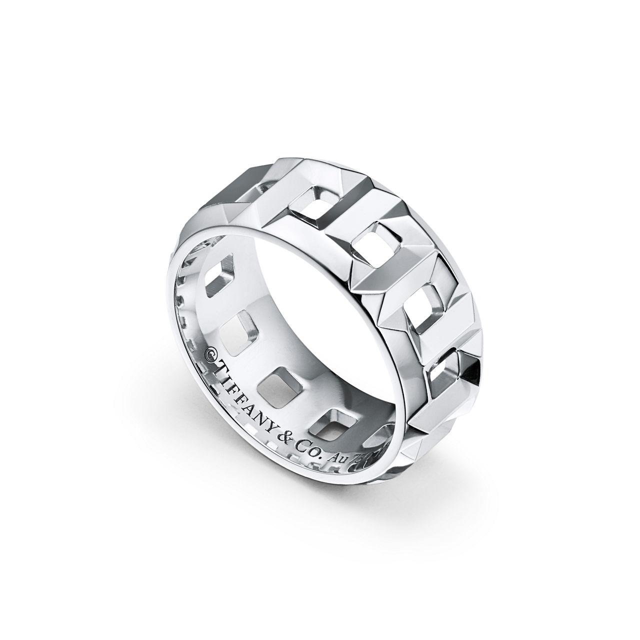 Tiffany T:True Ring in White Gold image number 3