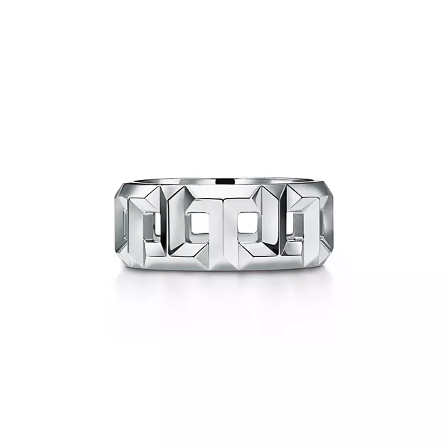 Tiffany T:True Ring in White Gold image number 0