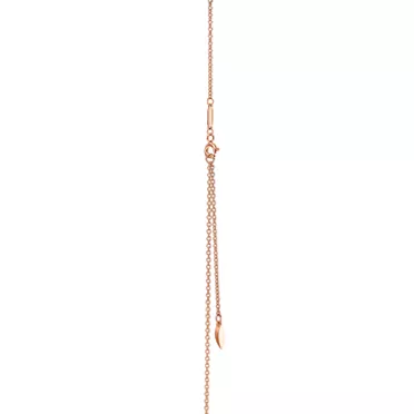 Tiffany Victoria®:Vine East West Pendant in Rose Gold with Diamonds, 3