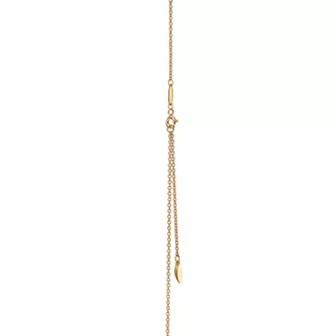 Tiffany Victoria®:Vine East West Pendant in Yellow Gold with Diamonds, 3