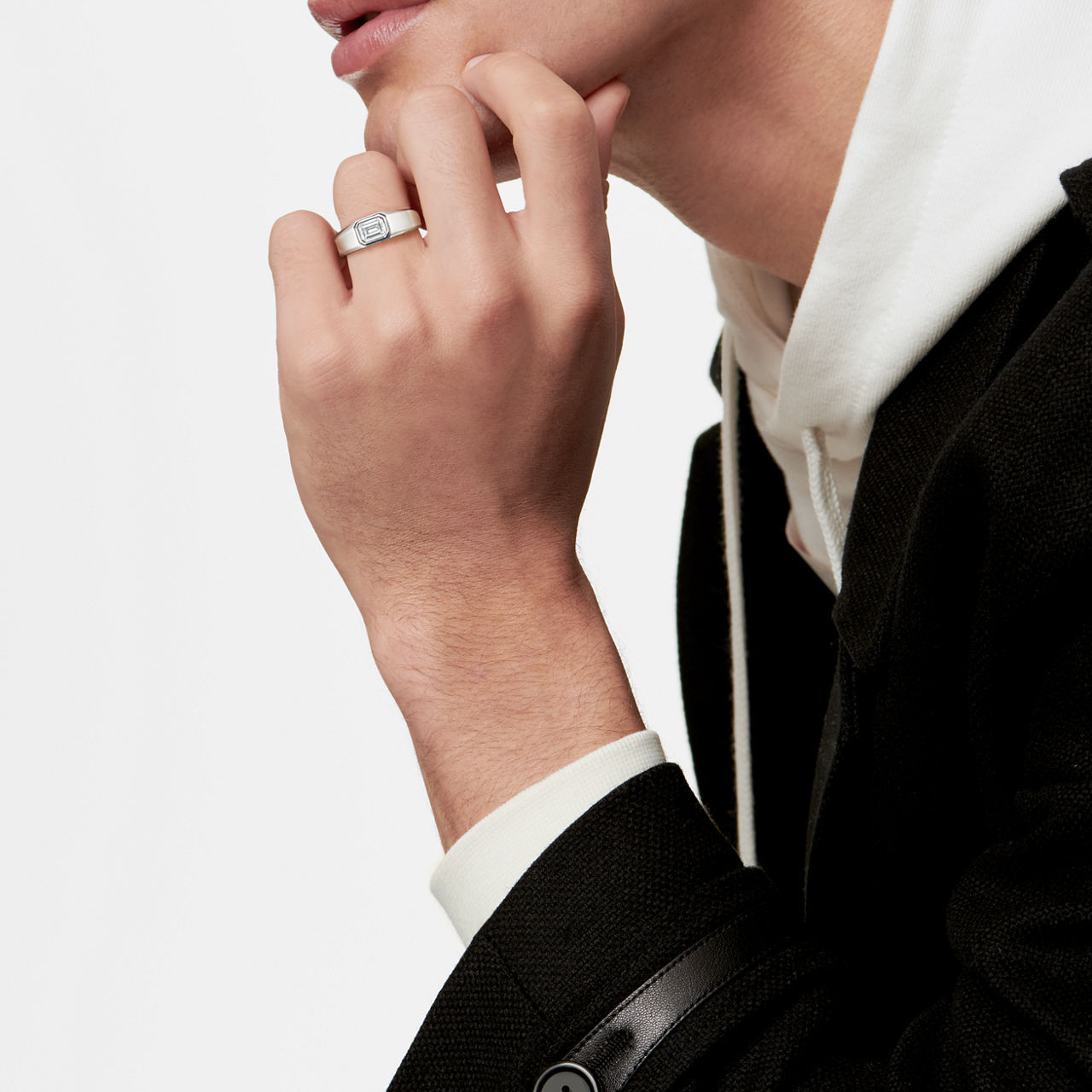 The Charles Tiffany Setting:Men's Engagement Ring image number 1