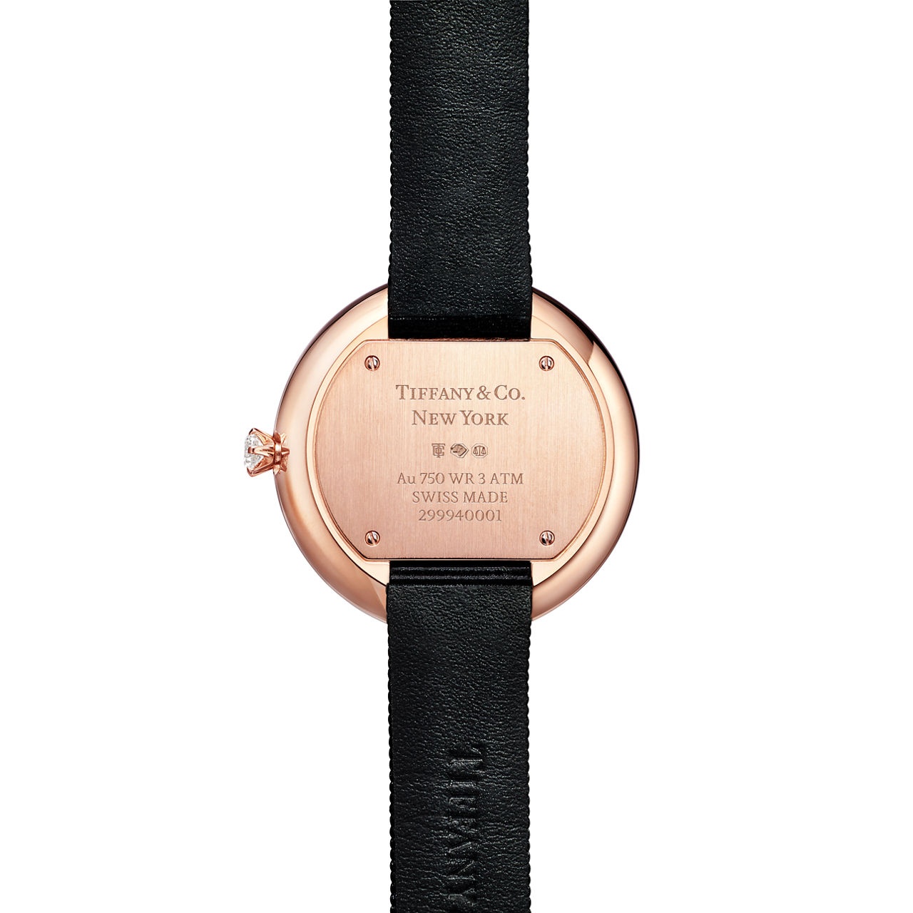 Tiffany Eternity:Runde Uhr 32 mm in Roségold mit Diamanten Bildnummer 2