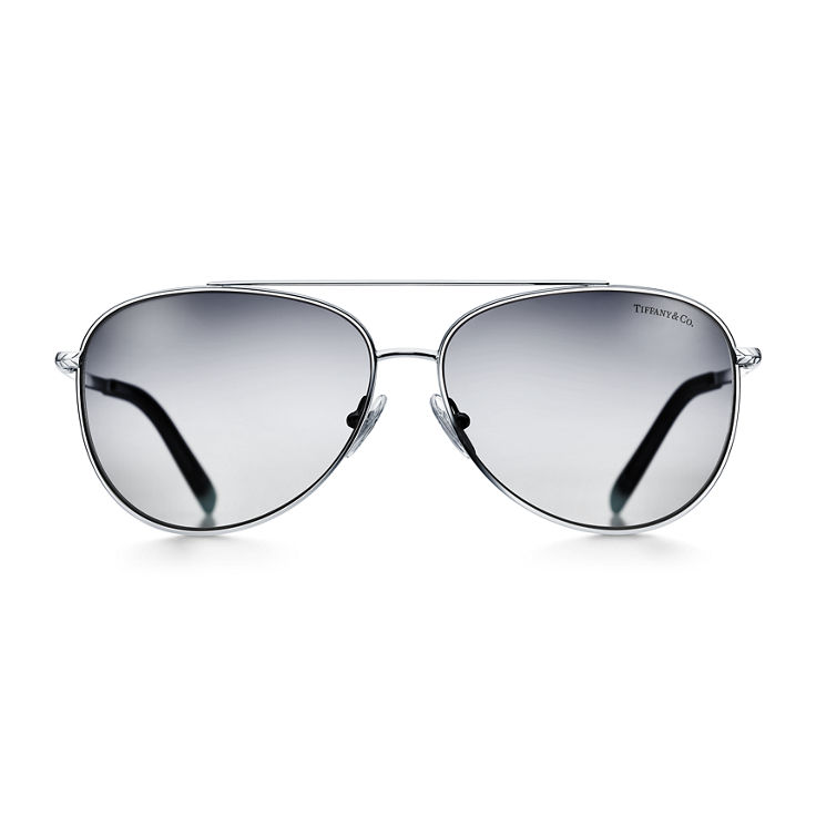 Wheat Leaf:Pilot Sunglasses in Silver-coloured Metal image number 1