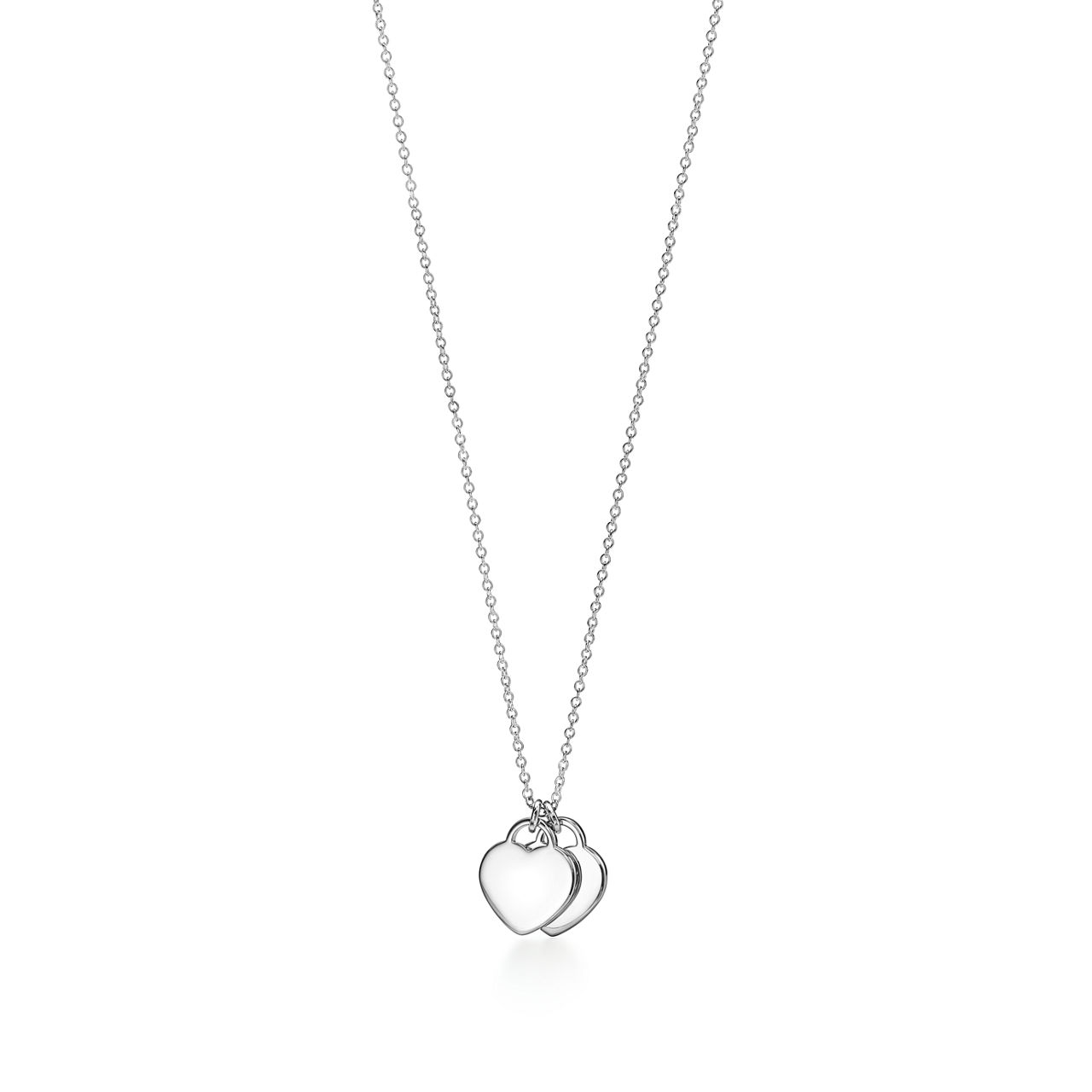 Return to Tiffany®:Heart Pendant in Silver, Tiffany Blue® with a Diamond, Mini image number 2