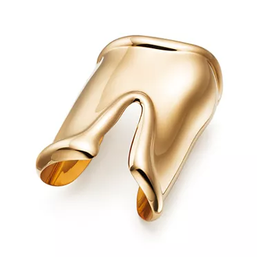 Elsa Peretti®:Large Bone Cuff in Yellow Gold, 2