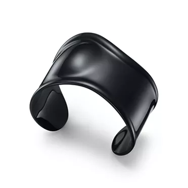 Elsa Peretti®:Small Bone Cuff in Black Finish over Copper, 2