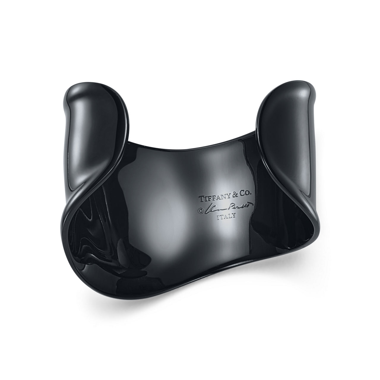 Elsa Peretti®:Small Bone Cuff in Black Finish Over Copper image number 3