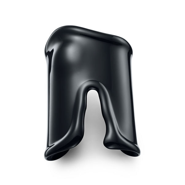 Elsa Peretti®:Large Bone Cuff in Black Finish Over Copper