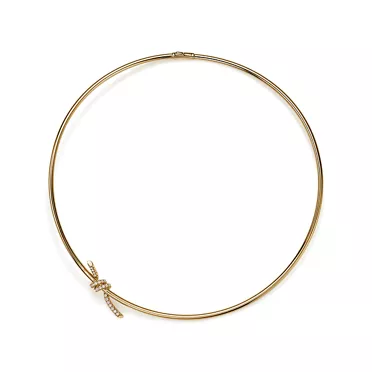 Tiffany Knot:Collar en oro amarillo con diamantes, 2