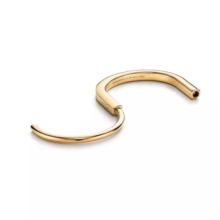 Collezione Lock by Tiffany:Bracciale in oro giallo con diamanti, 5