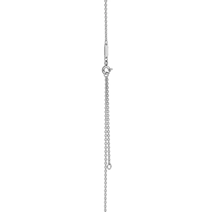 Tiffany Knot:Pendant in White Gold with Diamonds, 4