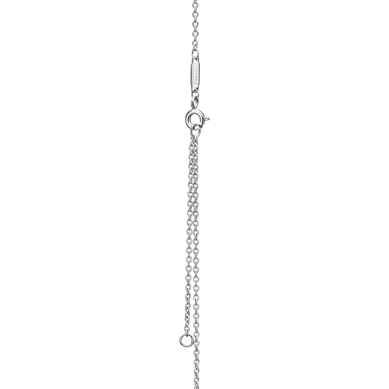 Tiffany Knot:Pendant in White Gold with Diamonds image number 3