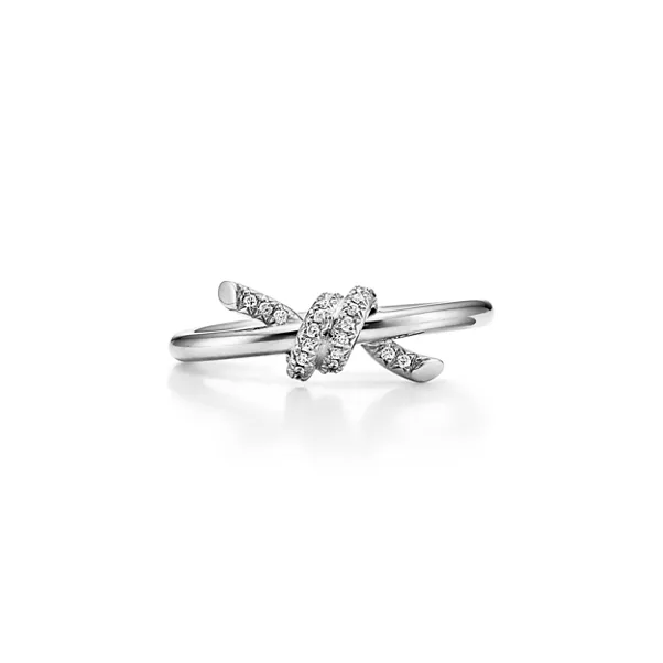 Ring in Weißgold mit Diamanten