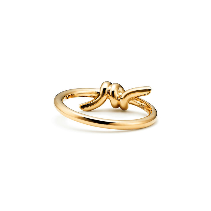 Tiffany Knot:Bague en or jaune 18 carats numéro dimage {1}