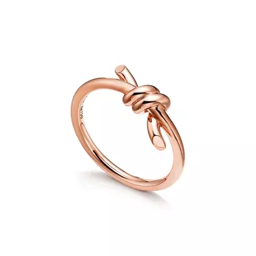Tiffany Knot:Bague en or rose 18 carats, 3