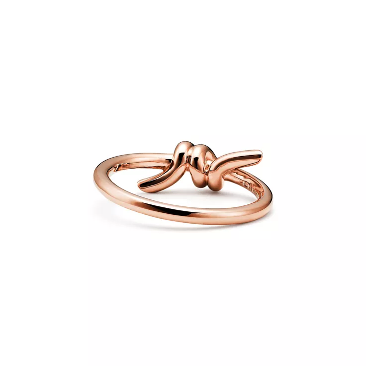 Tiffany Knot:Bague en or rose 18 carats, 4