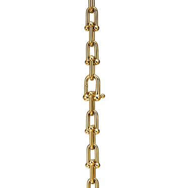 Tiffany HardWear:Graduated Link Necklace in Yellow Gold with Pavé Diamonds, 3