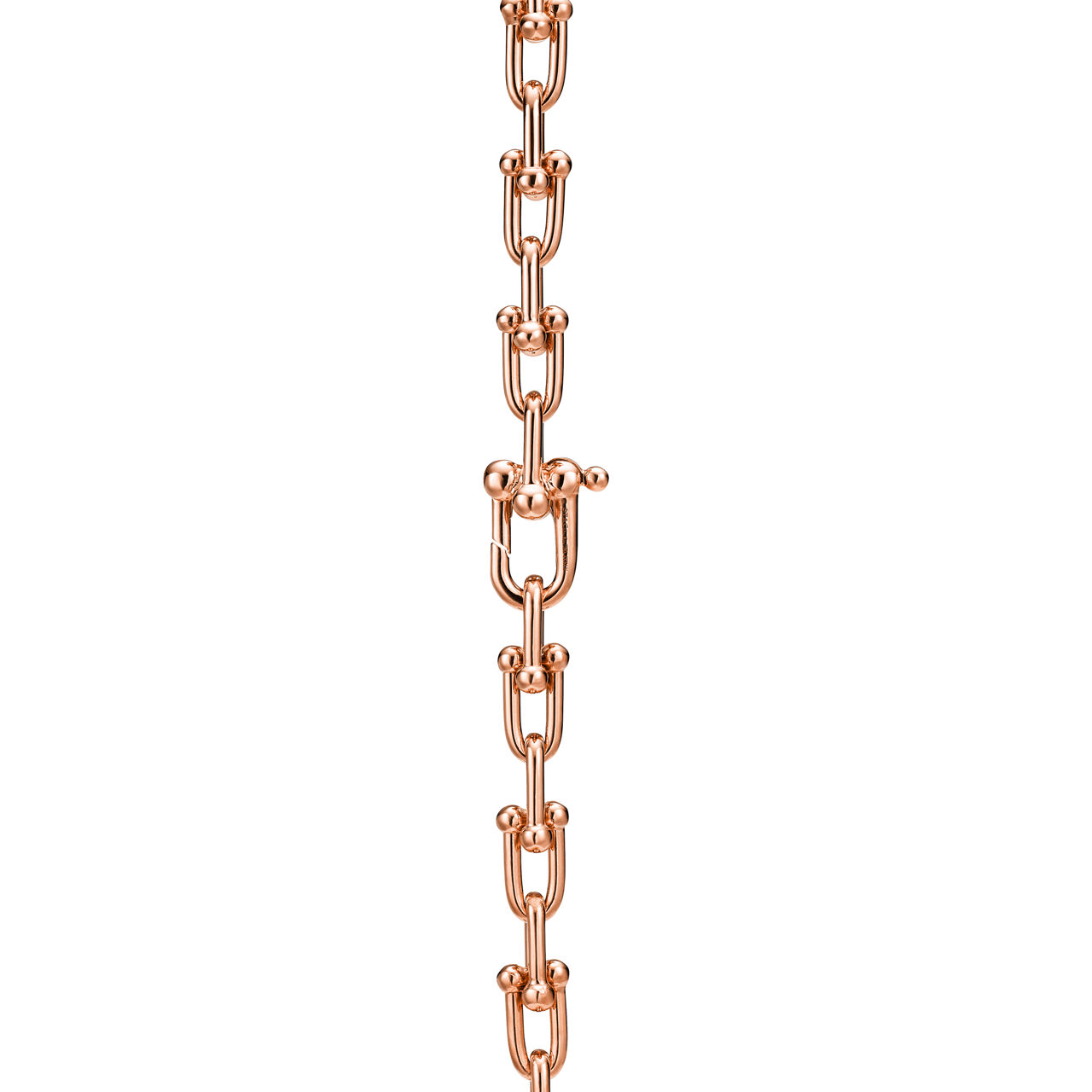 Tiffany HardWear:Small Link Necklace in Rose Gold image number 2