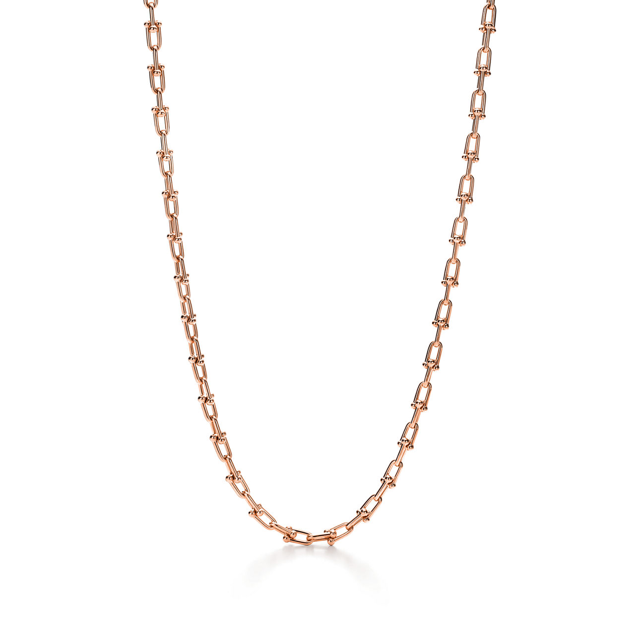 Tiffany HardWear:Small Link Necklace in Rose Gold image number 0