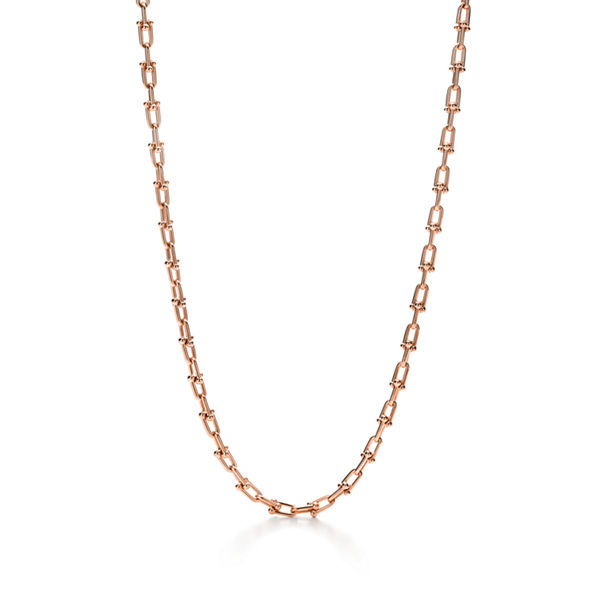 Tiffany HardWear:Small Link Necklace in Rose Gold