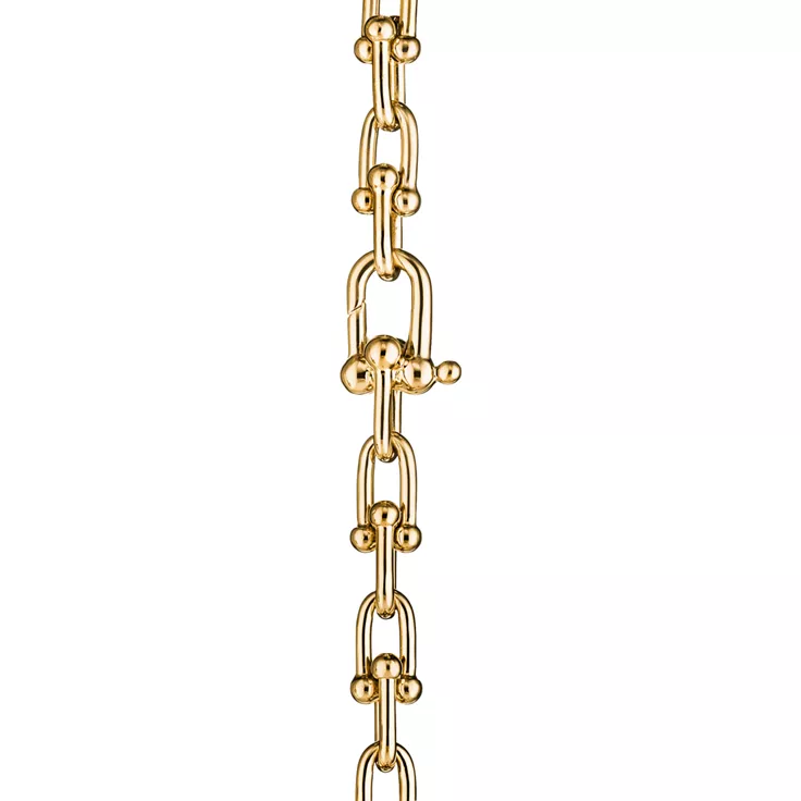 Tiffany HardWear:Small Wrap Bracelet in Yellow Gold, 10