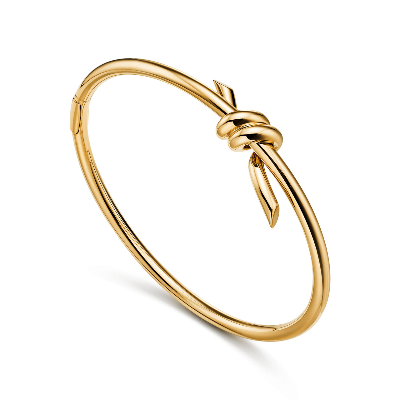 Tiffany Knot:Bracelet jonc Wire en or jaune 18 carats numéro dimage {1}