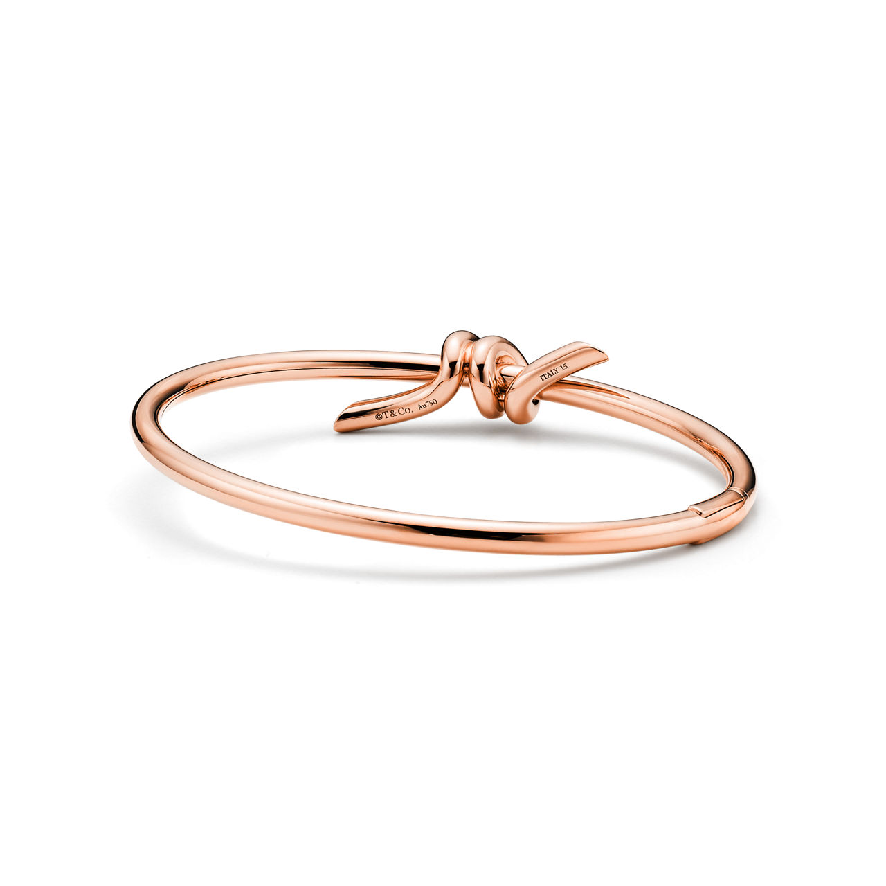 Tiffany Knot:Wire Bangle in Rose Gold image number 2