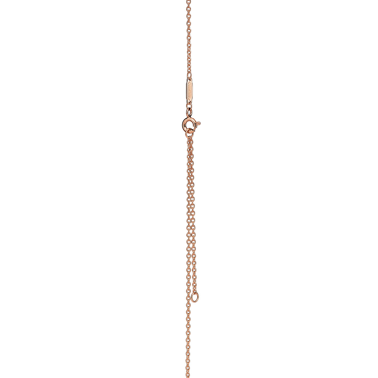 Tiffany Knot:Pendant in Rose Gold with Diamonds image number 3