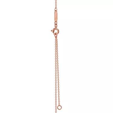 Tiffany Victoria®:Vine Circle Diamant-Anhänger mit rosa Saphiren in Roségold, 3