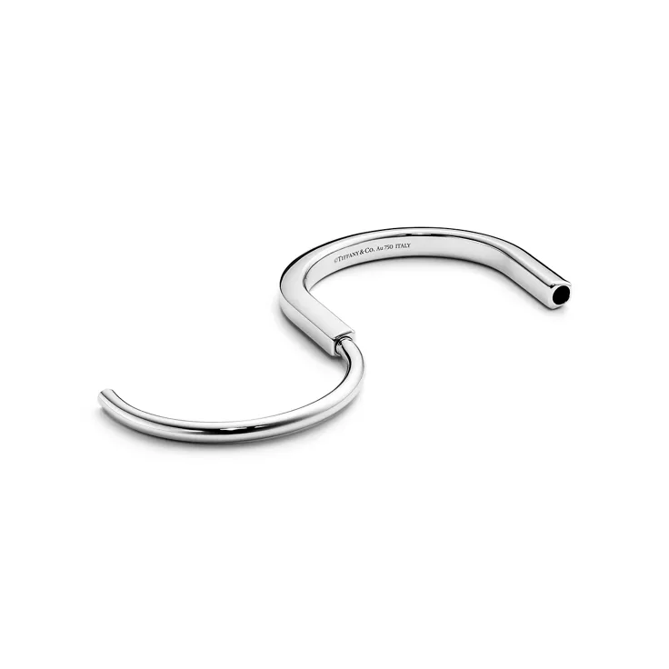 Tiffany Lock:Bangle in White Gold, 5