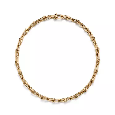 Tiffany HardWear:Medium Link Necklace in Yellow Gold, 2