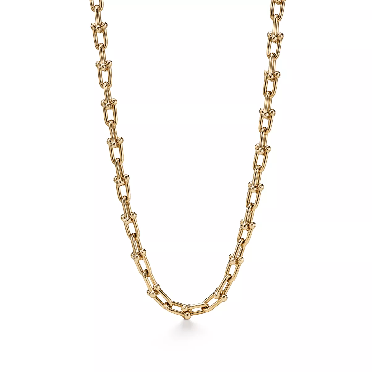 Medium Link Necklace in Yellow Gold